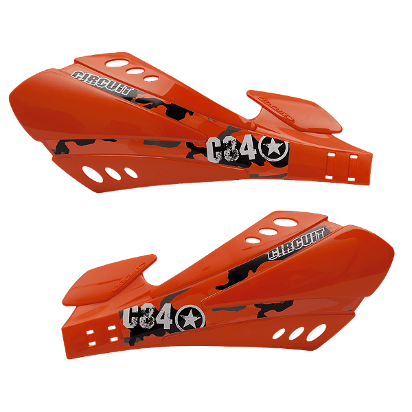 Protetor de Mão Circuit C34 Laranja Freio Tambor