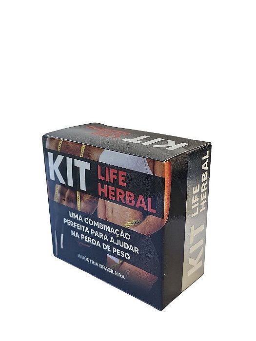Kit de Suplementos Life Herbal c/ 15 e 60 Comprimidos