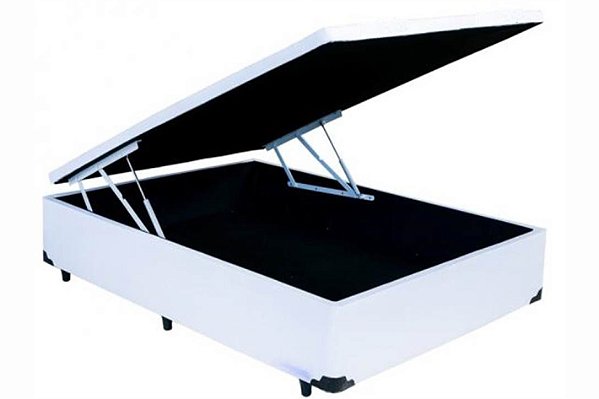 BOX BAU CASAL 1,38X1,88 KORINO BRANCO/100