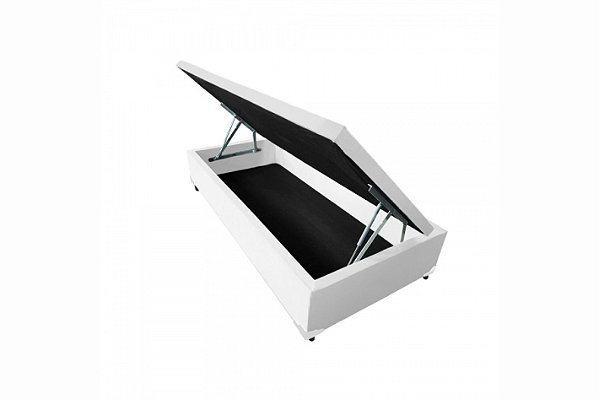 BOX BAU SOLTEIRO 0,88X1,88 KORINO BRANCO/100