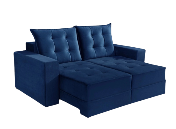 SOFA RECLINAVEL BARI 1.80 - AZUL/800