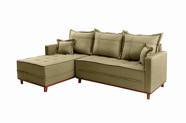 SOFA SF.2210 CHAISE MILAO LINHO BEGE/1020 - EVIDENCE