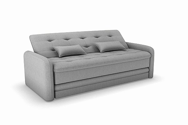 SOFA CAMA MADALENA LINHO CINZA/487 - MATRIX
