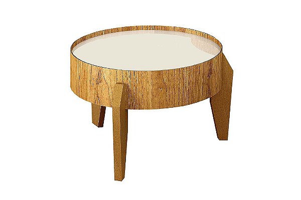 MESA CENTRO RUBI ALT 35 DIAM 50 OFF - DELINE DECOR