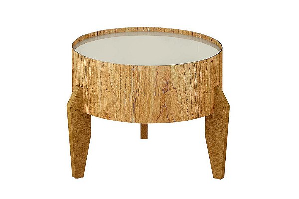 MESA CENTRO RUBI ALT 40 DIAM 58 OFF - DELINE DECOR