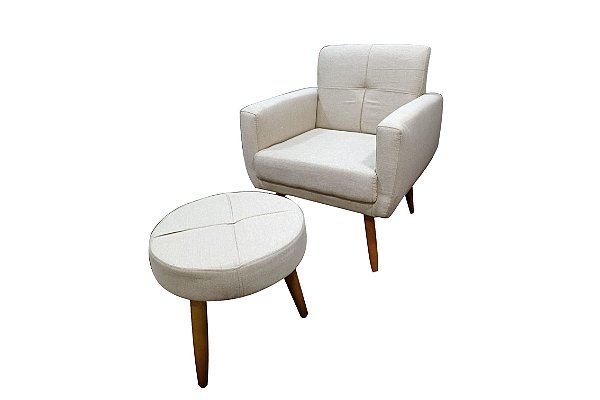 POLTR HAVANA + PUFF LINHO E BEGE/488  - MATRIX