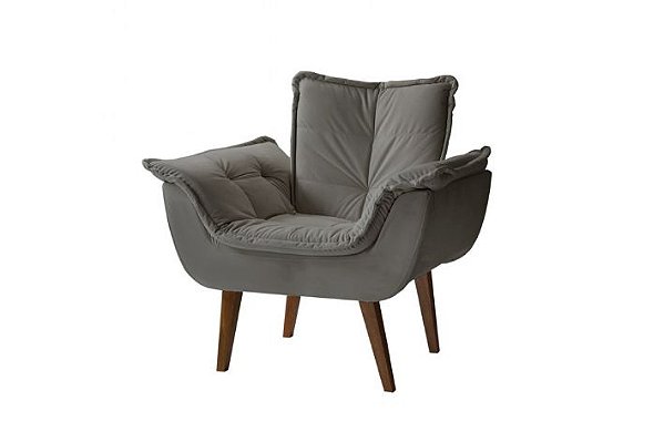 POLTR OPALA VEL CINZA - LUA ESTOFADOS