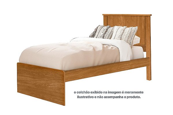 CAMA BARCELONA SOLTEIRO NATURE - TEBARROT