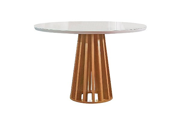 MESA BERLIM TP VIDRO RED 100 CINAM/OFF - CEL MOVEIS