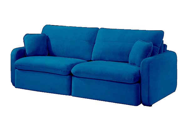 SOFA RETR S/CX LUMINI 200 LIN AZUL/11 - INNOVE