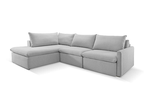 SOFA RETR CHAISE S/CX BLUMENAU MONTIJO/PRATA/023 - FERONI