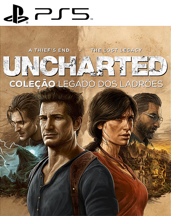 UNCHARTED COLEÇÃO: LEGADO DOS LADRÕES - PS5 - MÍDIA DIGITAL