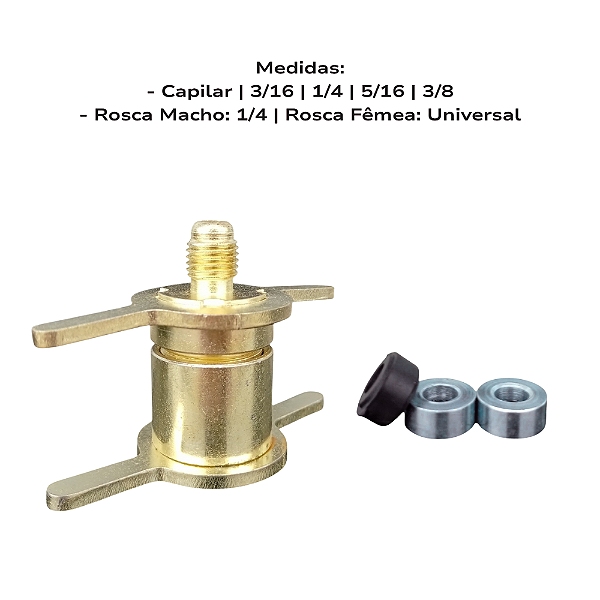 Kit Engate Rápido Refrigeração 3/16 1/4 5/16 3/8 E Capilar