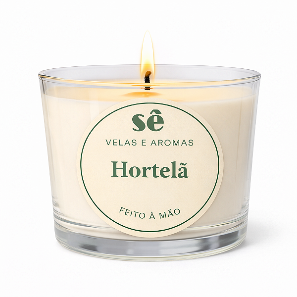 VELA AROMÁTICA HORTELÃ