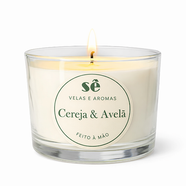 VELA AROMÁTICA CEREJA E AVELÃ