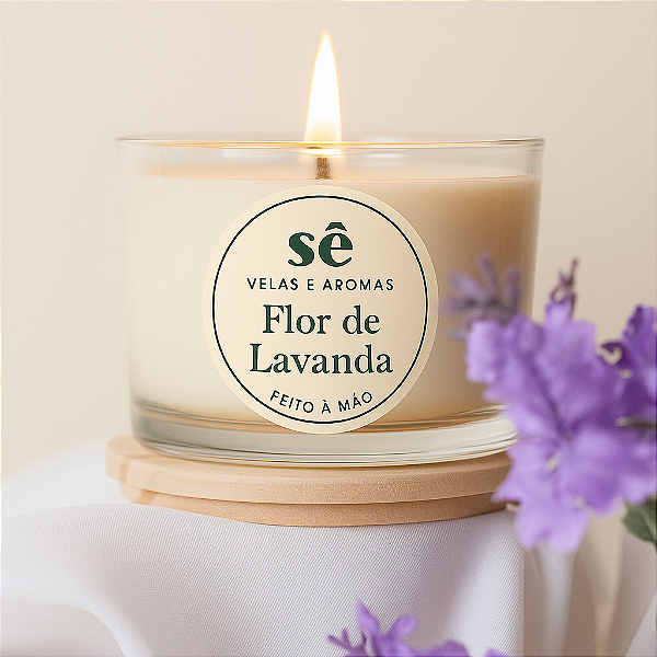 VELA AROMATICA FLOR DE LAVANDA - 100 G