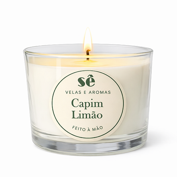 VELA AROMÁTICA CAPIM LIMÃO