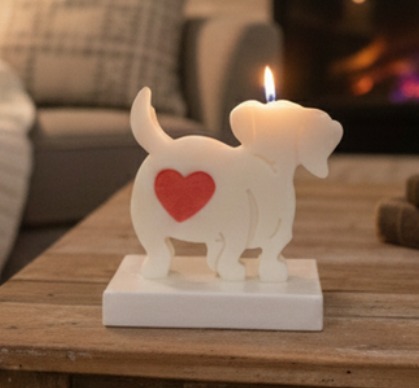 Vela Linguicinha Coração