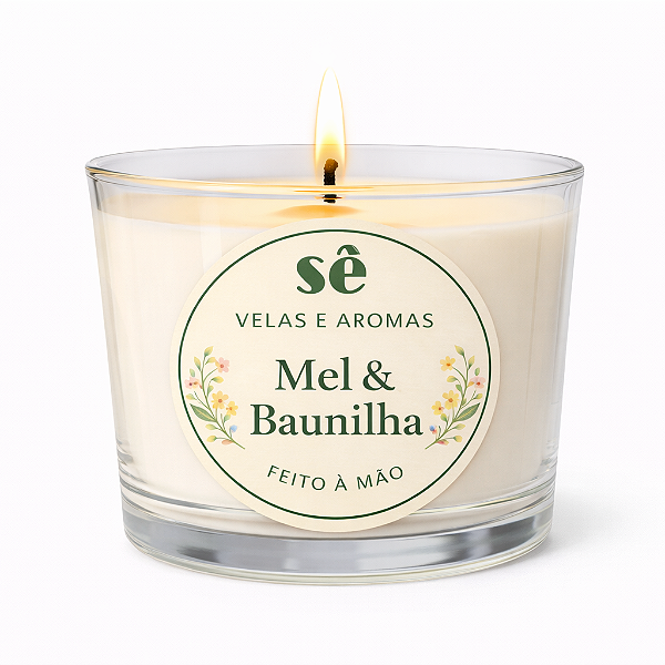 Vela Aromática Mel e Vanilla
