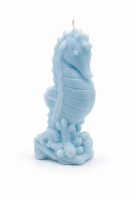 VELA DECORATIVA CAVALO MARINHO