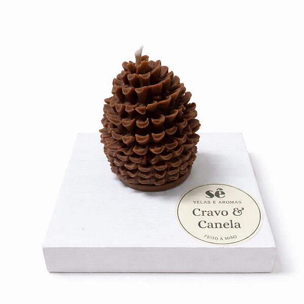 VELA DECORATIVA PINHA