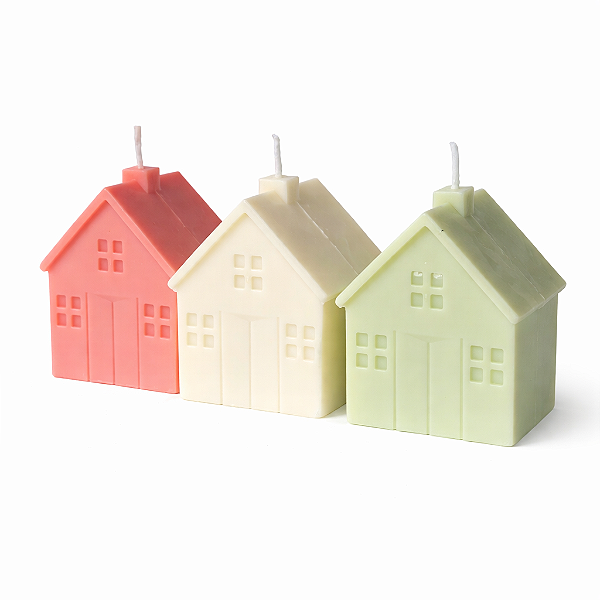 VELA DECORATIVA CASINHA M