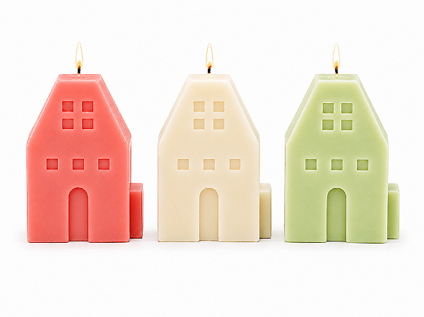 Vela Decorativa Casinha P