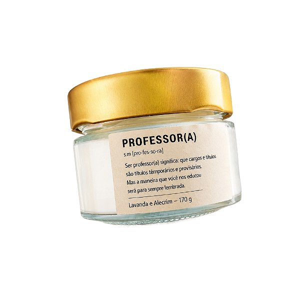 Vela Artesanal em Pote 170G - Vela das Profissões