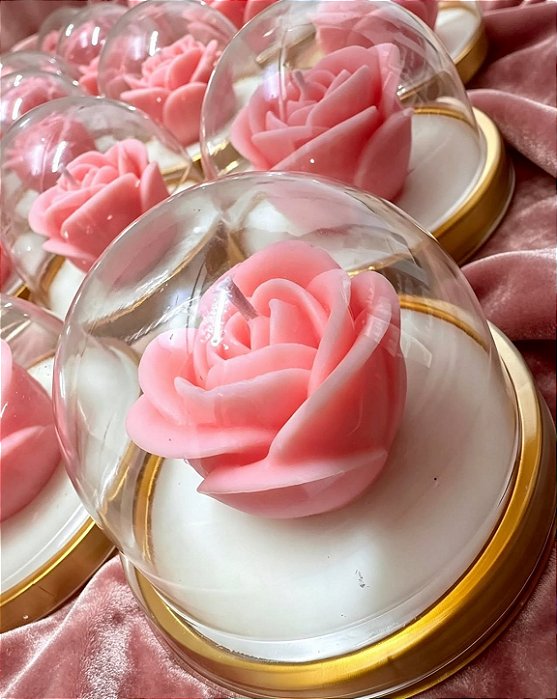 vela flor personalizada