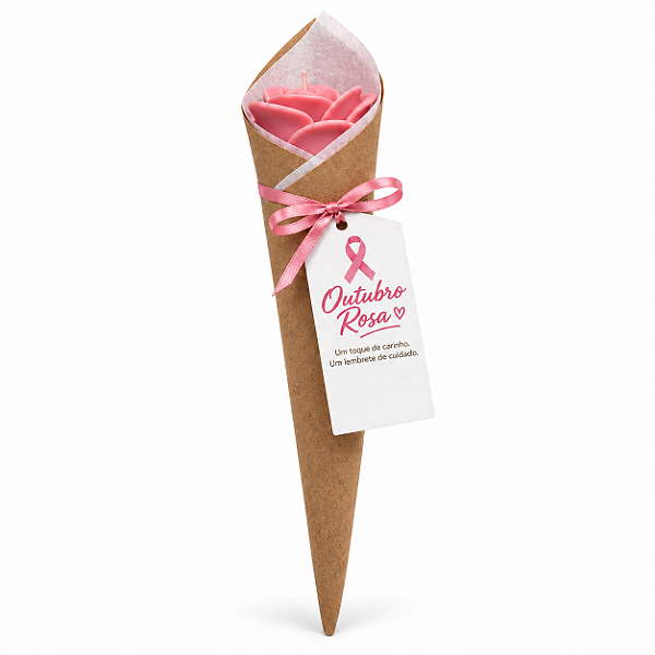 vela personalizada outubro rosa