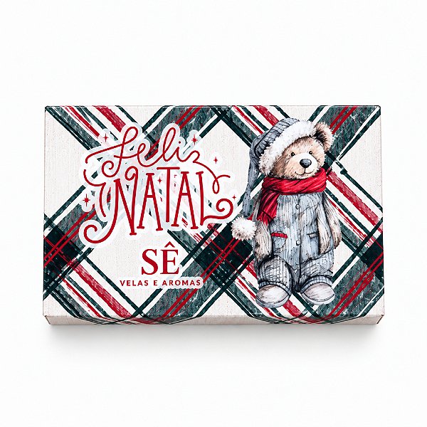 Kit Encanto Aroma de Natal — 3 Velas Caixa Presenteável