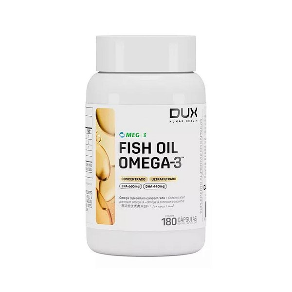 Fish Oil Omega 3 Dux - 180 capsulas