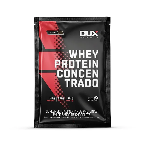 Whey Protein Concentrado Chocolate Sache 30g - Dux