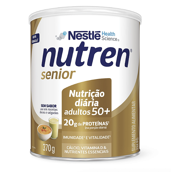 Nutren senior sem sabor 370g - Nestlé