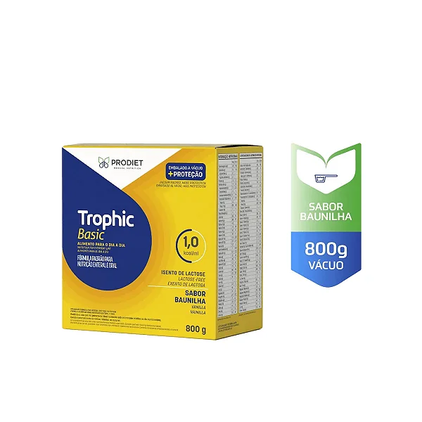 Trophic Basic Refil Baunilha 800g - Prodiet