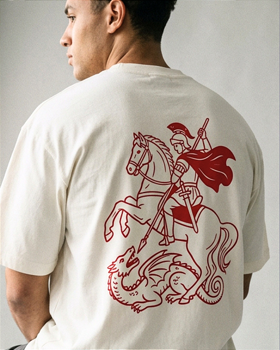 Camiseta Oversized São Jorge Espada