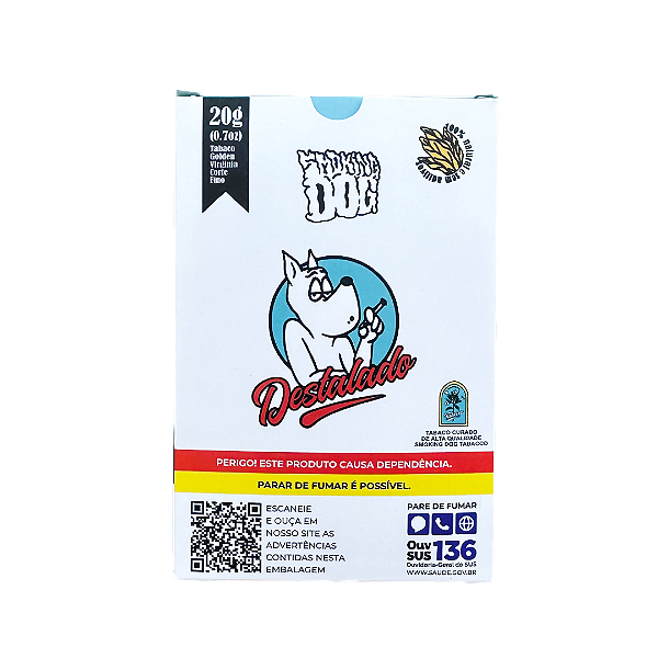 Tabaco Destalado Golden Virginia Orgânico 20g Smoking Dog
