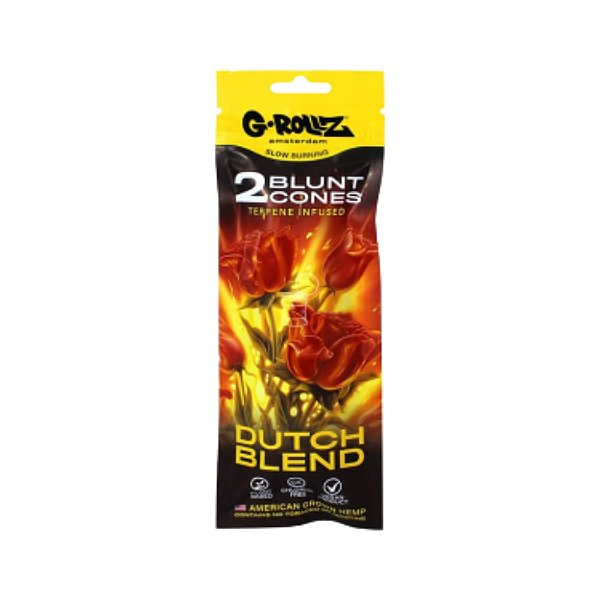 Blunt Cone Dutch Blend Terpene Infused 2un G-Rollz