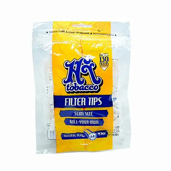 Filtro Clássico Slim Size 15x6mm 130un Hi Tobacco