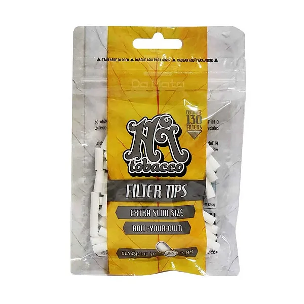 Filtro Clássico Extra Slim Size 15x5.4mm 130un Hi Tobacco