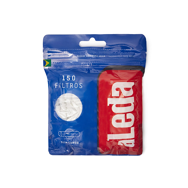 Filtro Slim Extra Longo 22x6mm 150un Aleda