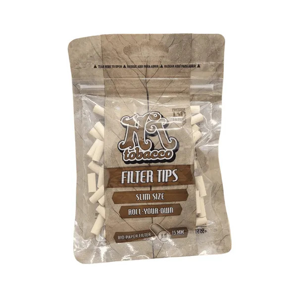 Filtro Biodegradável Slim Size 15x6mm 130un Hi Tobacco