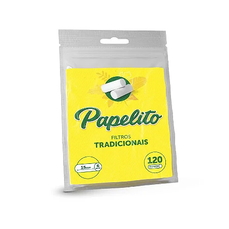 Filtro Tradicional 15x6mm 120un Papelito