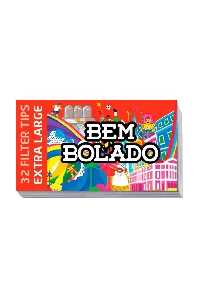 Piteira De Papel Pop Extra Large Branco 32 Tips Bem Bolado