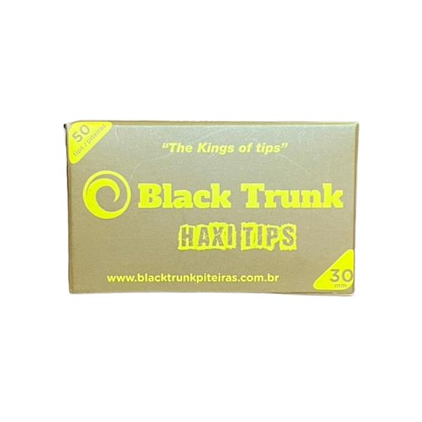 Piteira Haxi 30mm 50 Tips Black Trunk