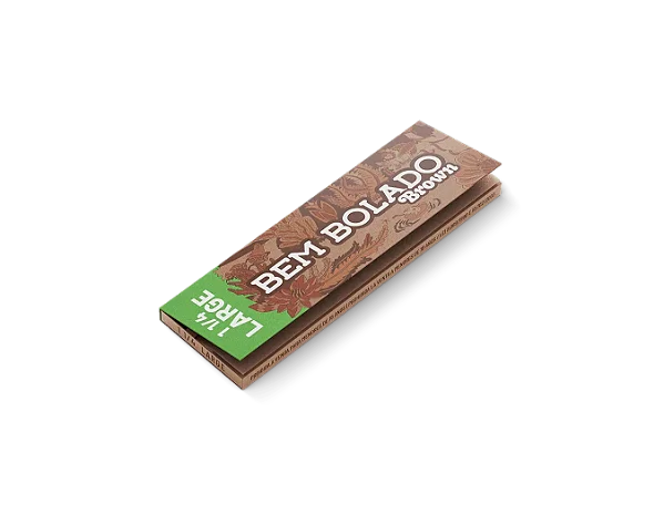 Seda Large Brown 1.1/4 50un Bem Bolado