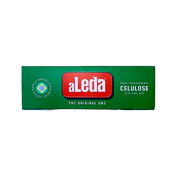 Seda de Celulose King Size Slim Transparente 40 Folhas aLEDA