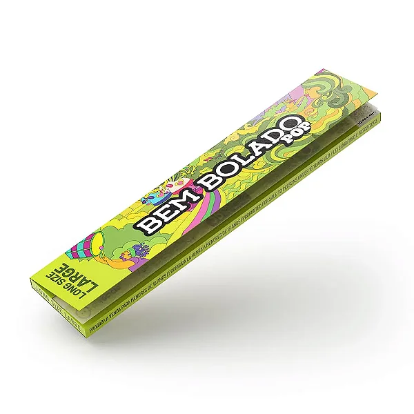 Seda De Papel Long Size Large Pop 35un Bem Bolado