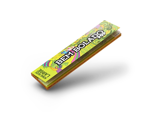 Seda De Papel Pop King Size Large 35un Bem Bolado