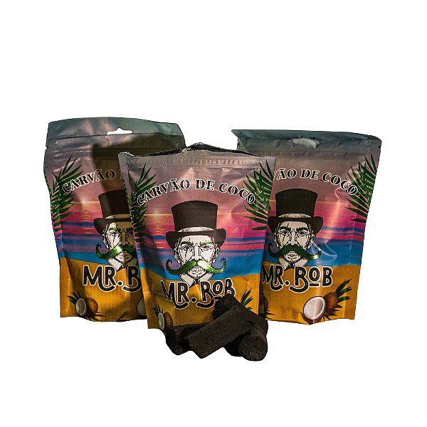 Carvão de Côco Zip 12un 260g Mr Bob